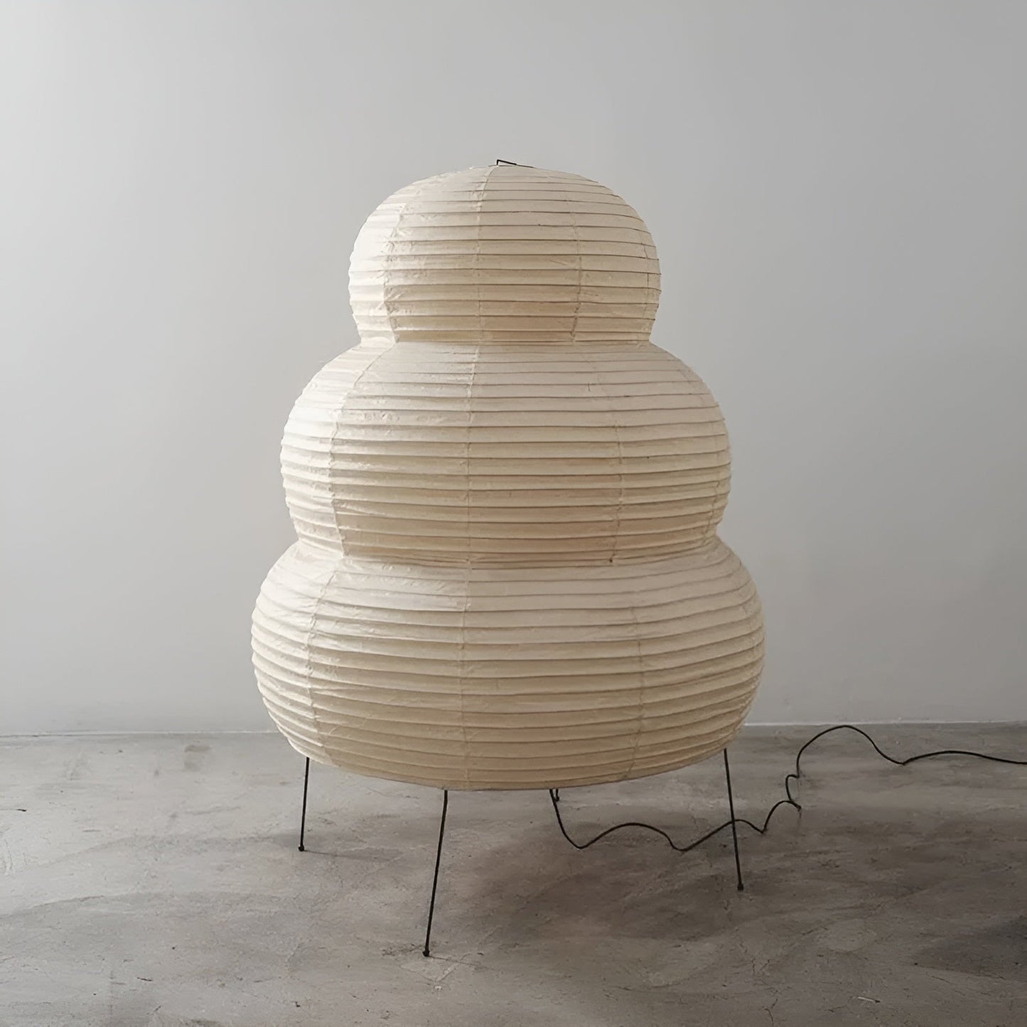Japanischer Stil – Reispapier-Kunstlampe
