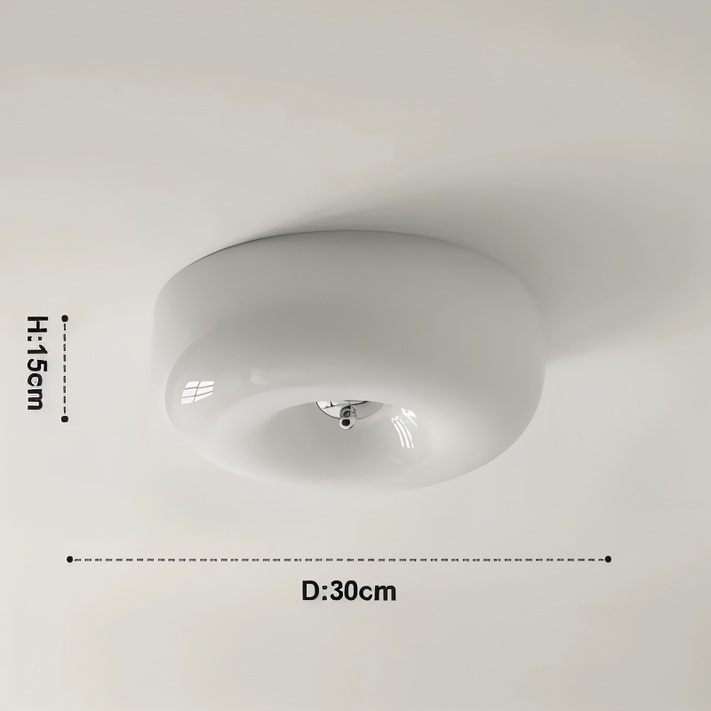 Donut Hängelampe Creme Deckenlampe