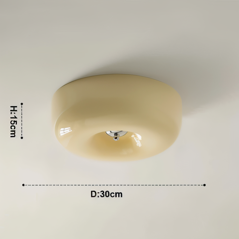 Donut Hängelampe Creme Deckenlampe