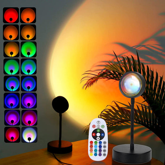 Solenne – Sonnenuntergangs-Stimmungslampe mit Oktupus-Stativ