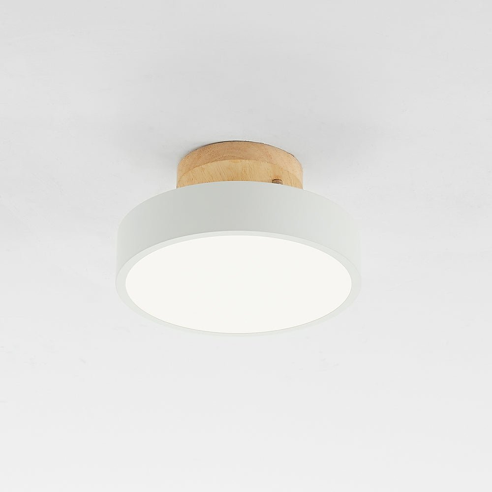 HolzGlanz – Moderne Deckenlampe aus Holz
