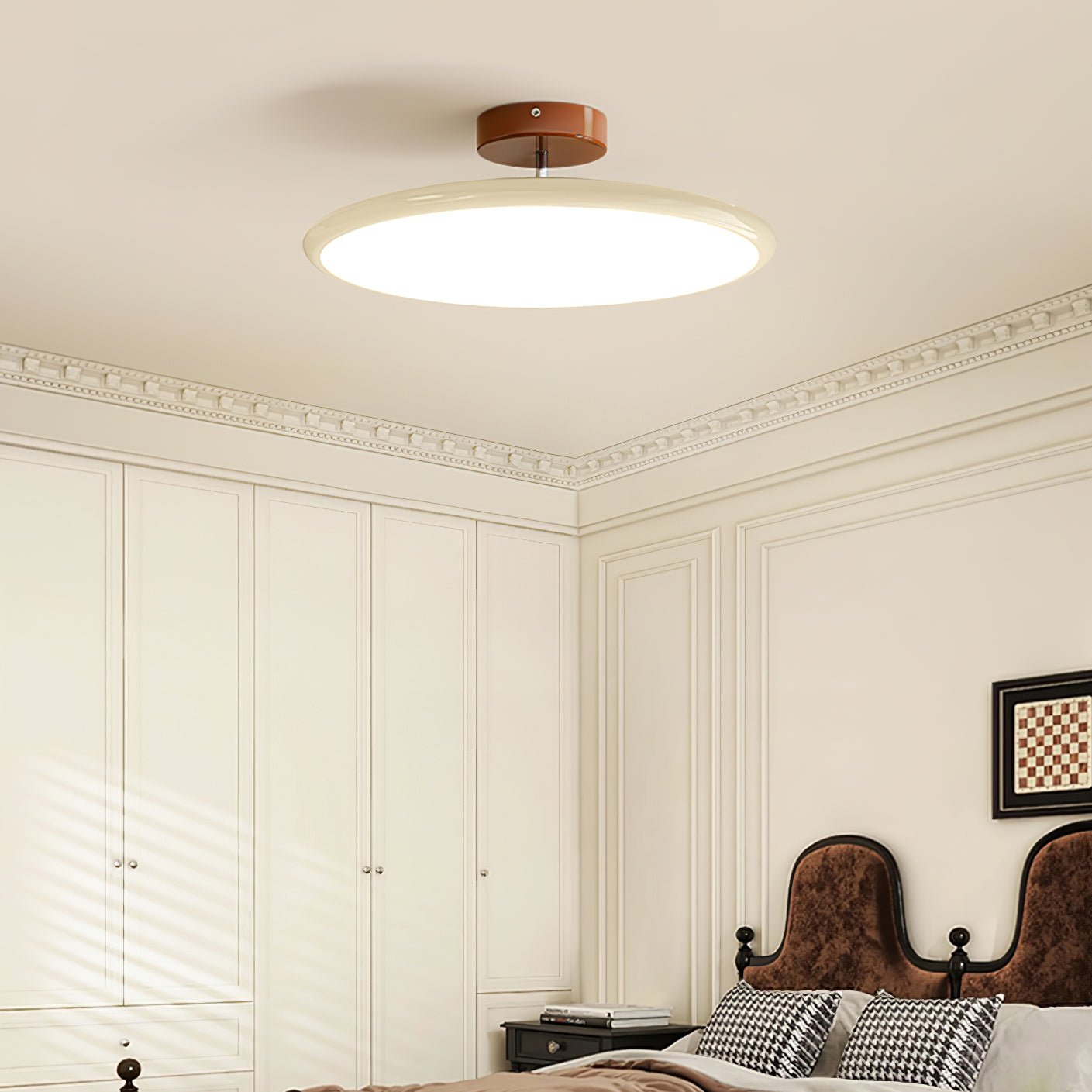 Elyse – Französische Creme-Deckenlampe