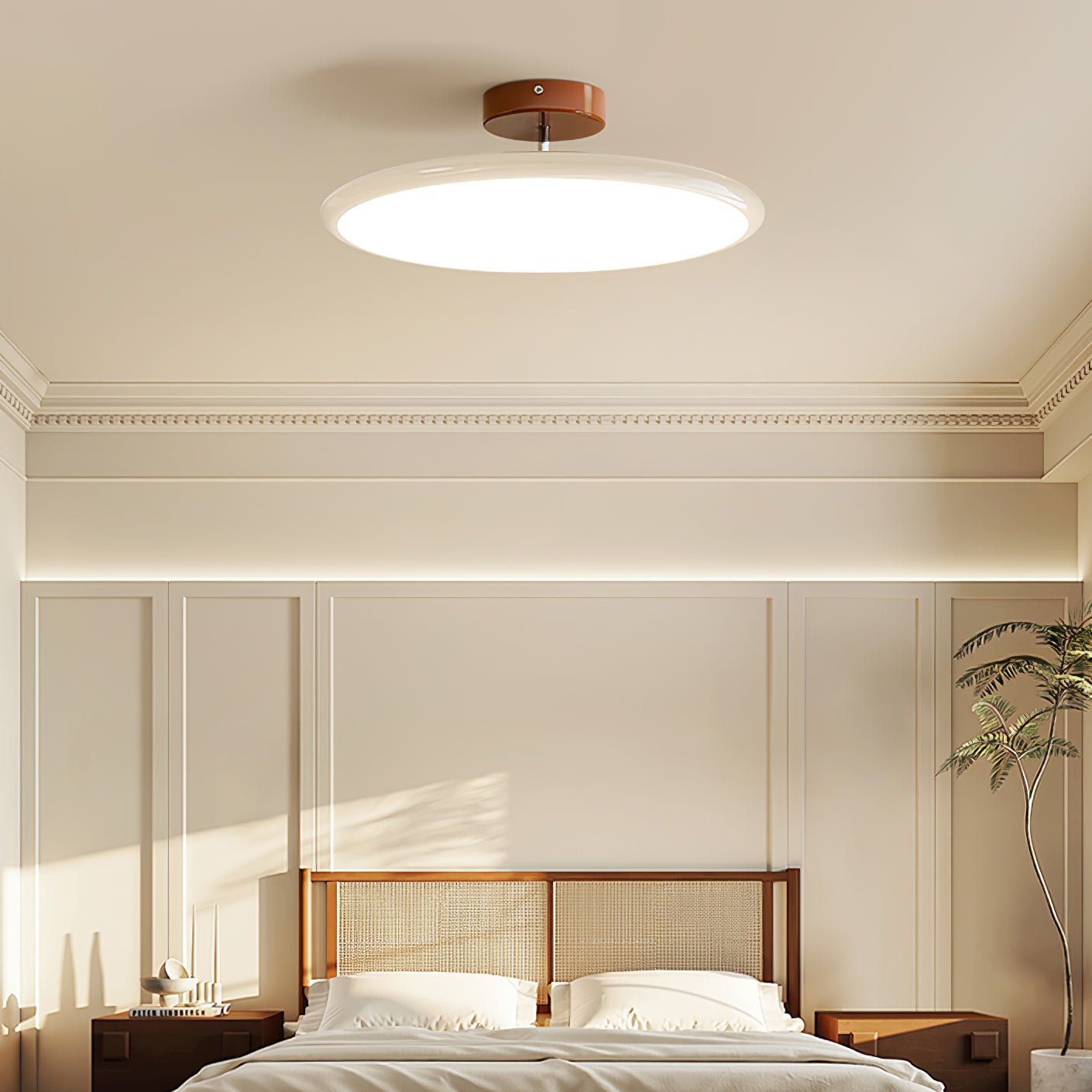 Elyse – Französische Creme-Deckenlampe
