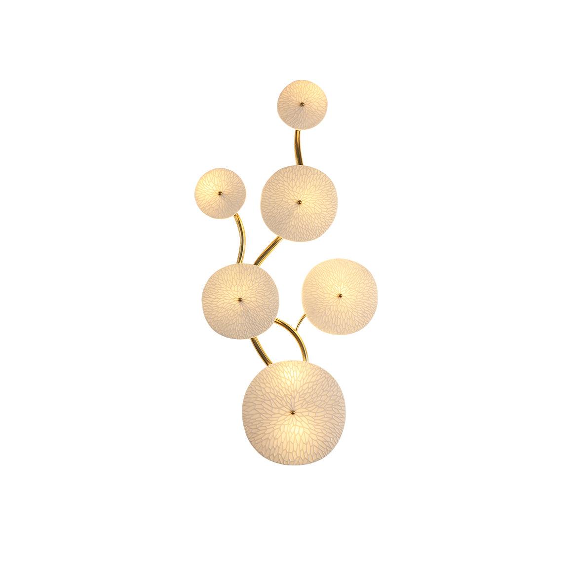 Olivia – Wandleuchte im Lotusblüten-Design
