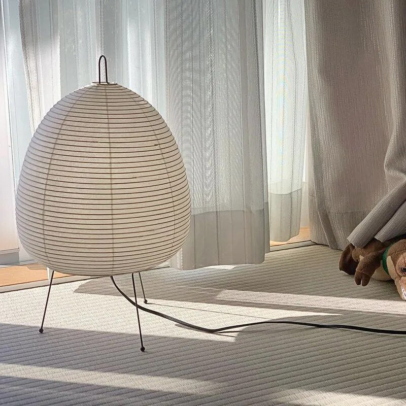 ZenGlow – Stehlampe aus traditionellem Reispapier im japanischen Stil