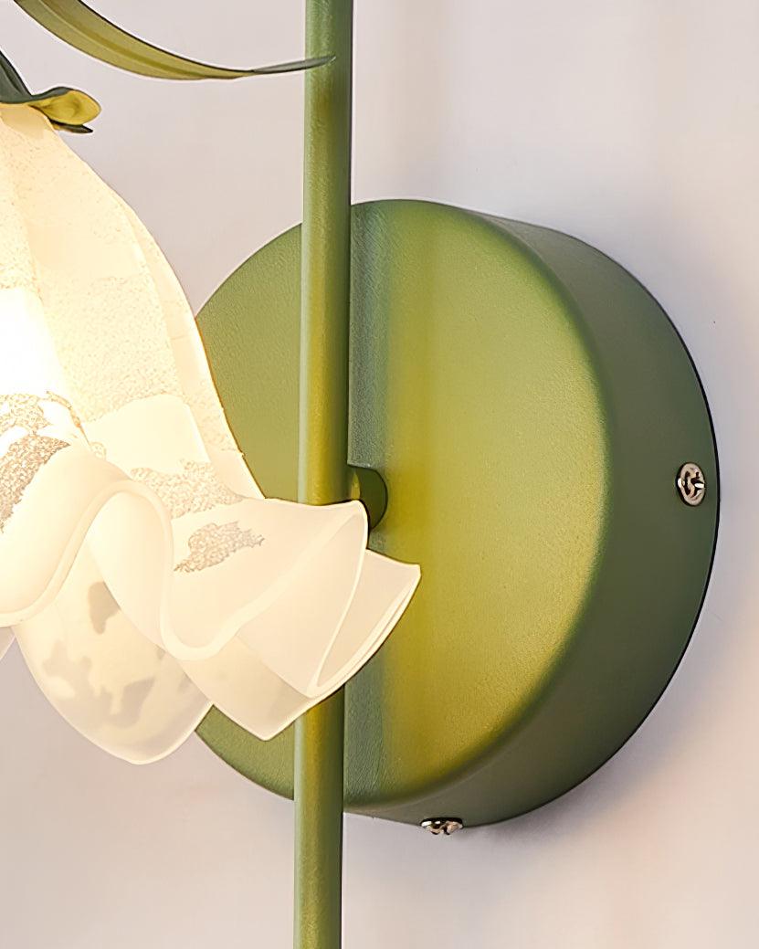 Neri – Wandleuchte im Orchideen-Design