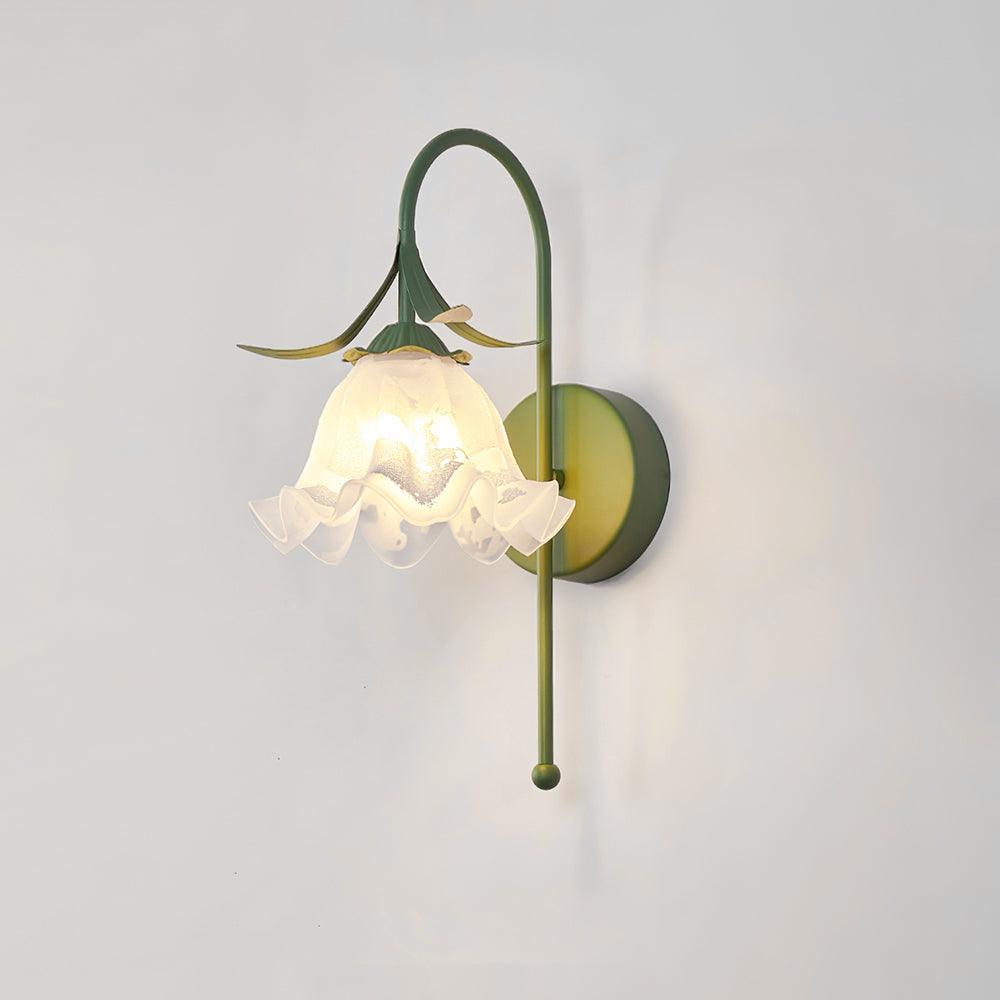 Neri – Wandleuchte im Orchideen-Design