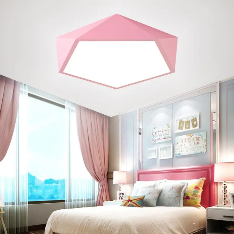 Polygon Shell Macaron Deckenleuchte