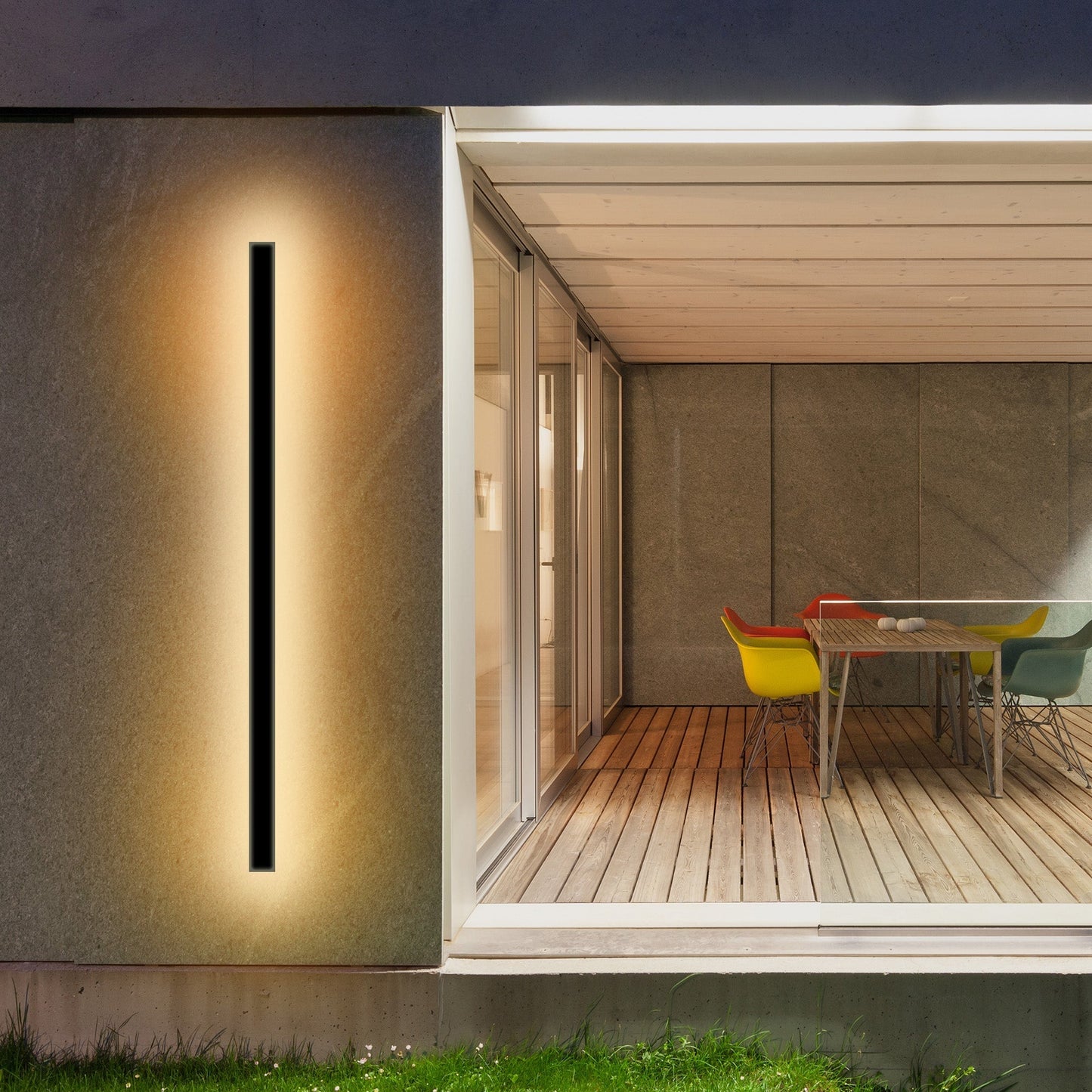 SlimBeam – Schlanke LED-Außenwandleuchte mit IP65-Schutz