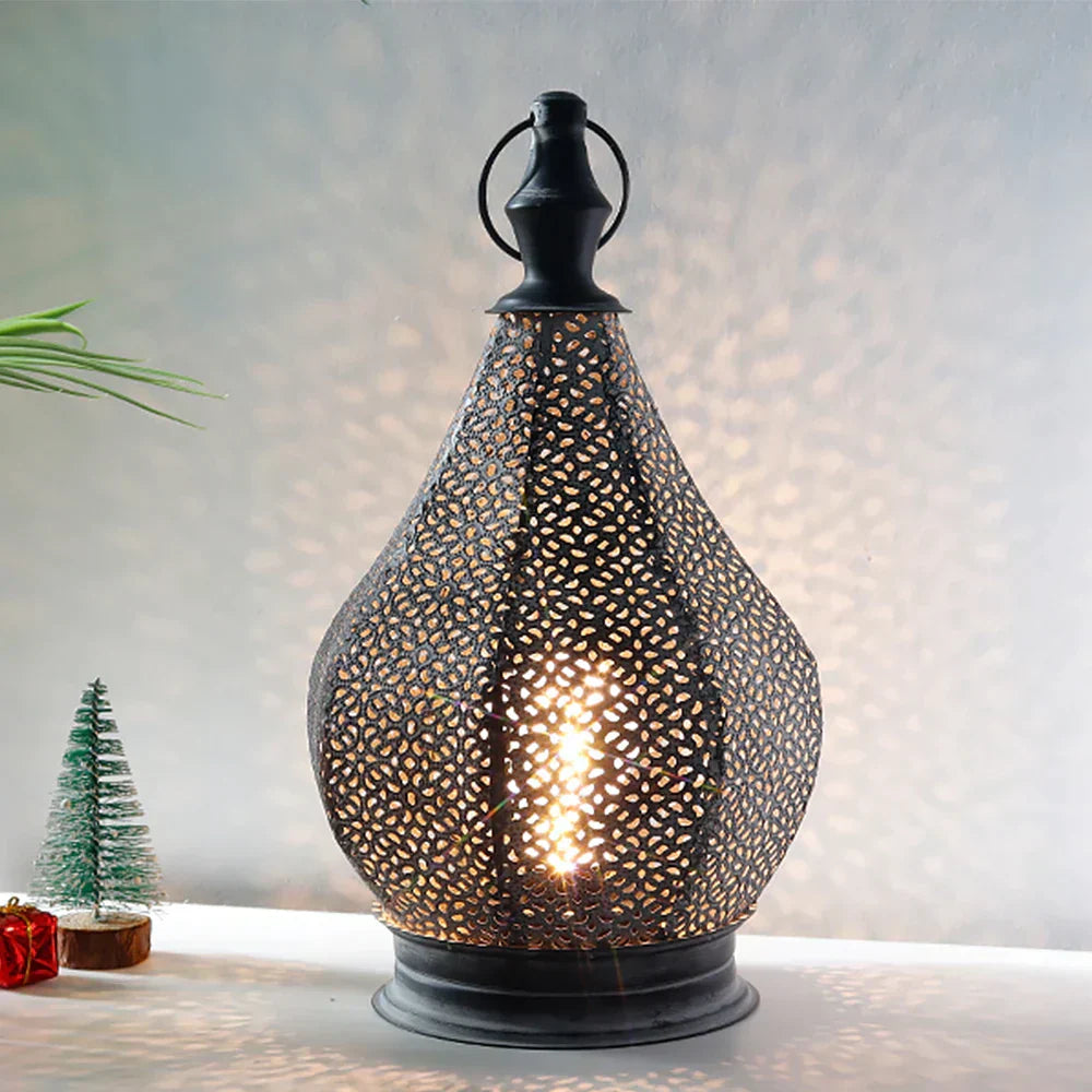 Zahara – Vintage-Stil marokkanische Tischlampe