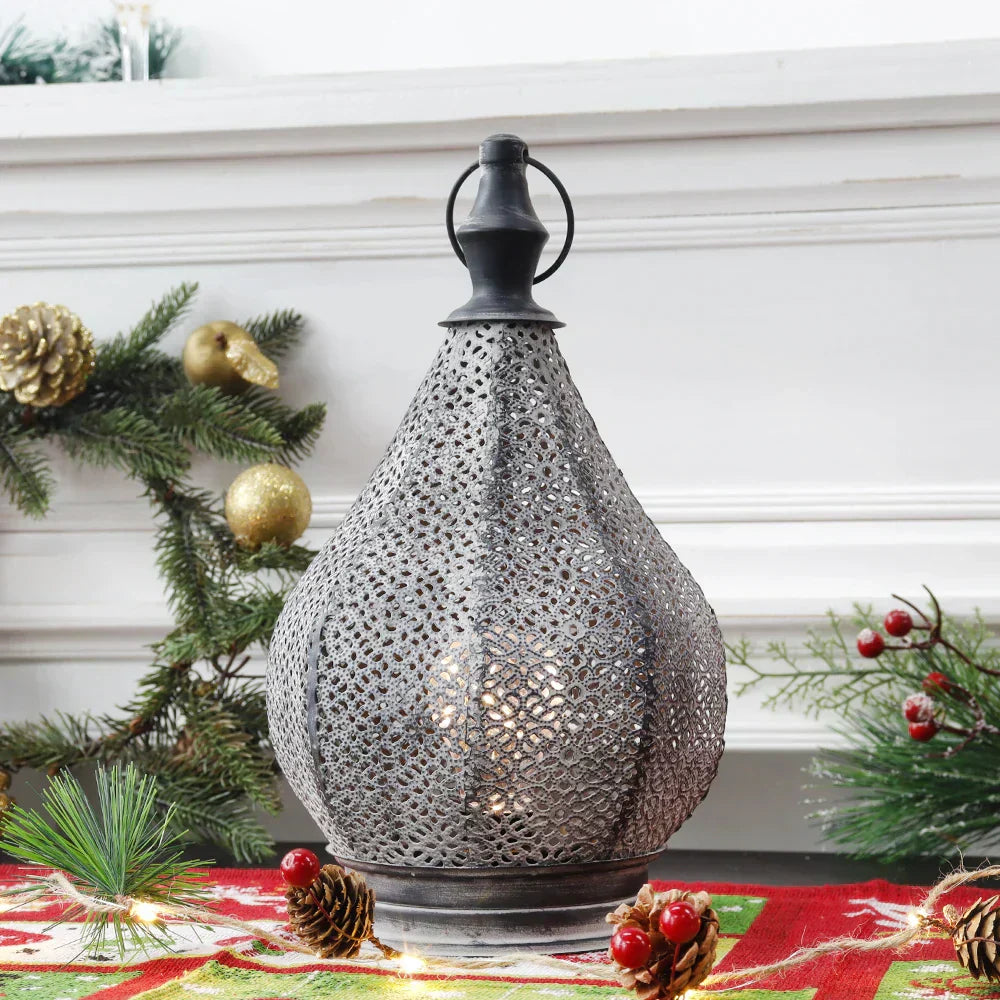 Zahara – Vintage-Stil marokkanische Tischlampe