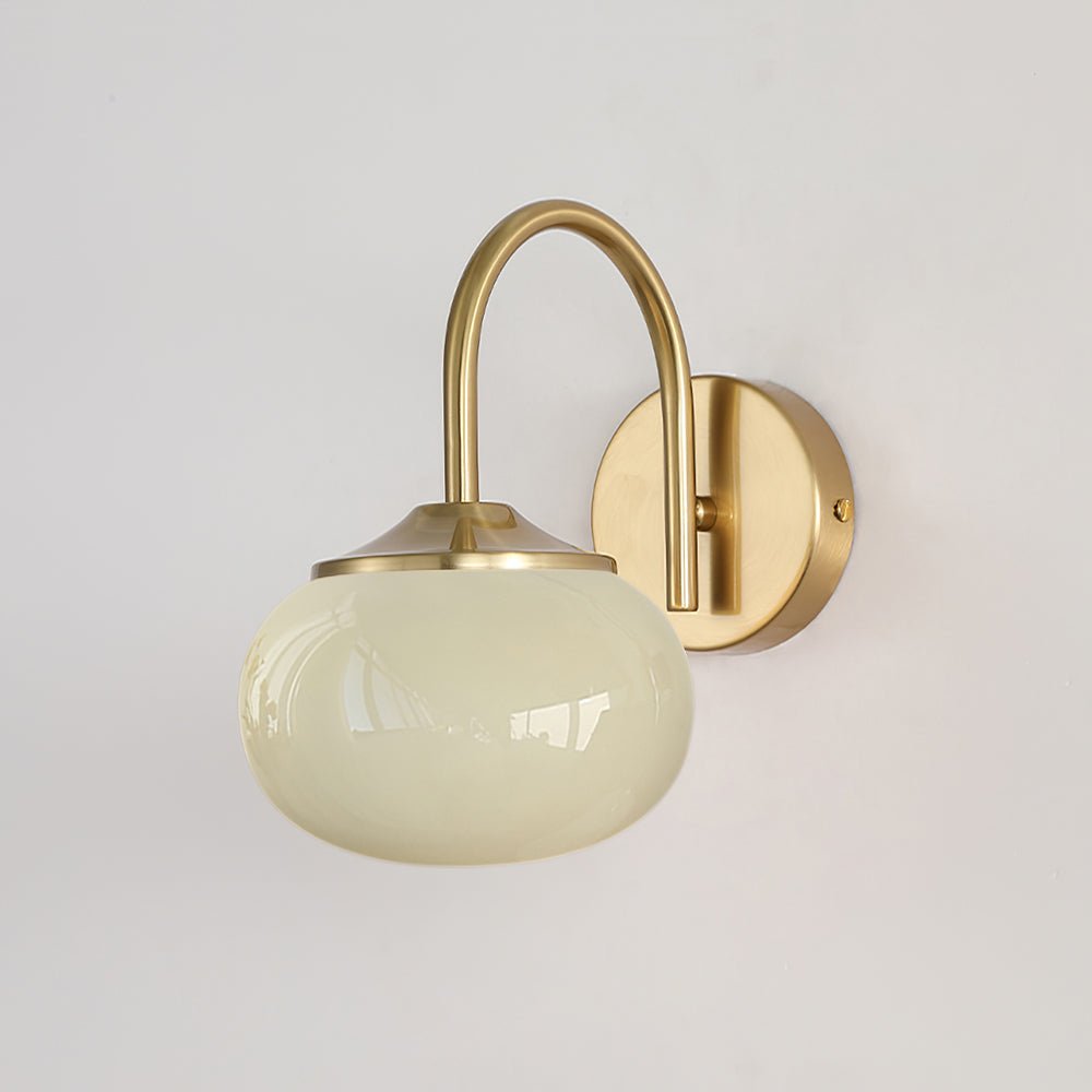 Celia – Eisen- und Glas-Wandleuchte