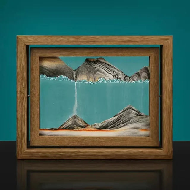 Irish – Drehende Sandkunst aus Glas für entspannte Wohnmomente