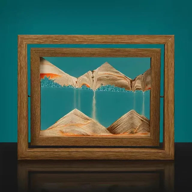 Irish – Drehende Sandkunst aus Glas für entspannte Wohnmomente