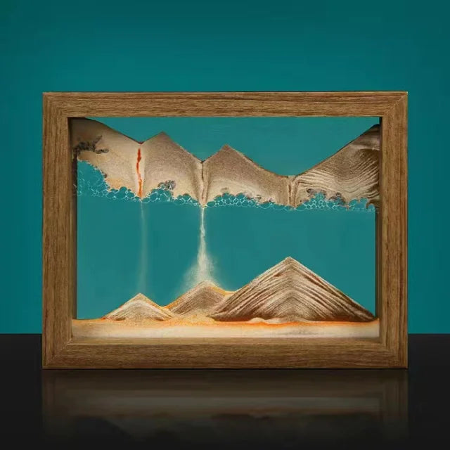 Irish – Drehende Sandkunst aus Glas für entspannte Wohnmomente