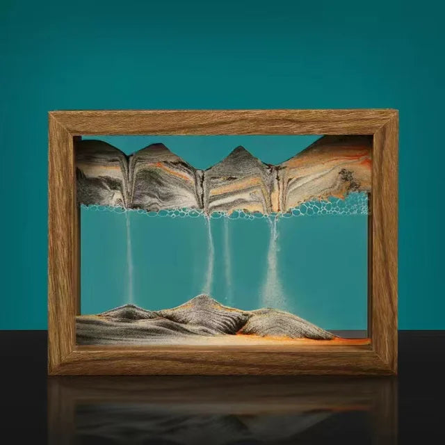 Irish – Drehende Sandkunst aus Glas für entspannte Wohnmomente