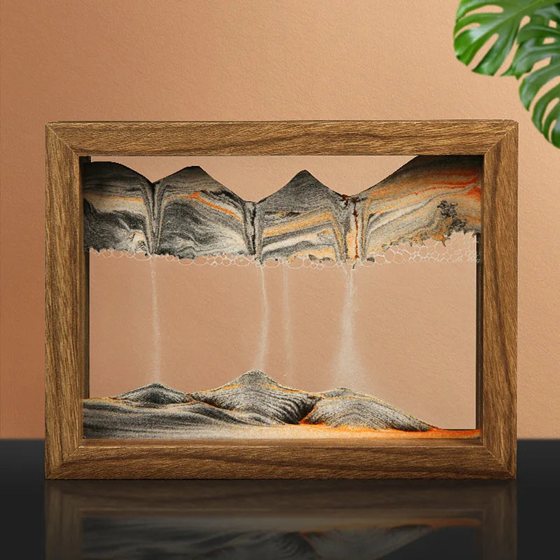 Nordische Wohnkultur Sandkunst Ornament
