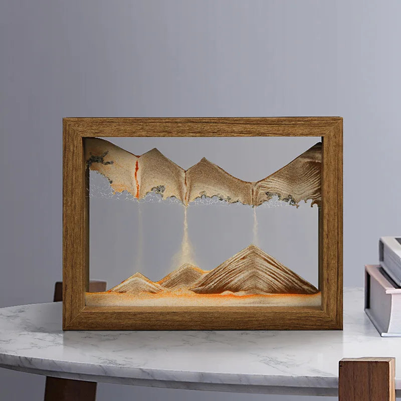 Irish – Drehende Sandkunst aus Glas für entspannte Wohnmomente