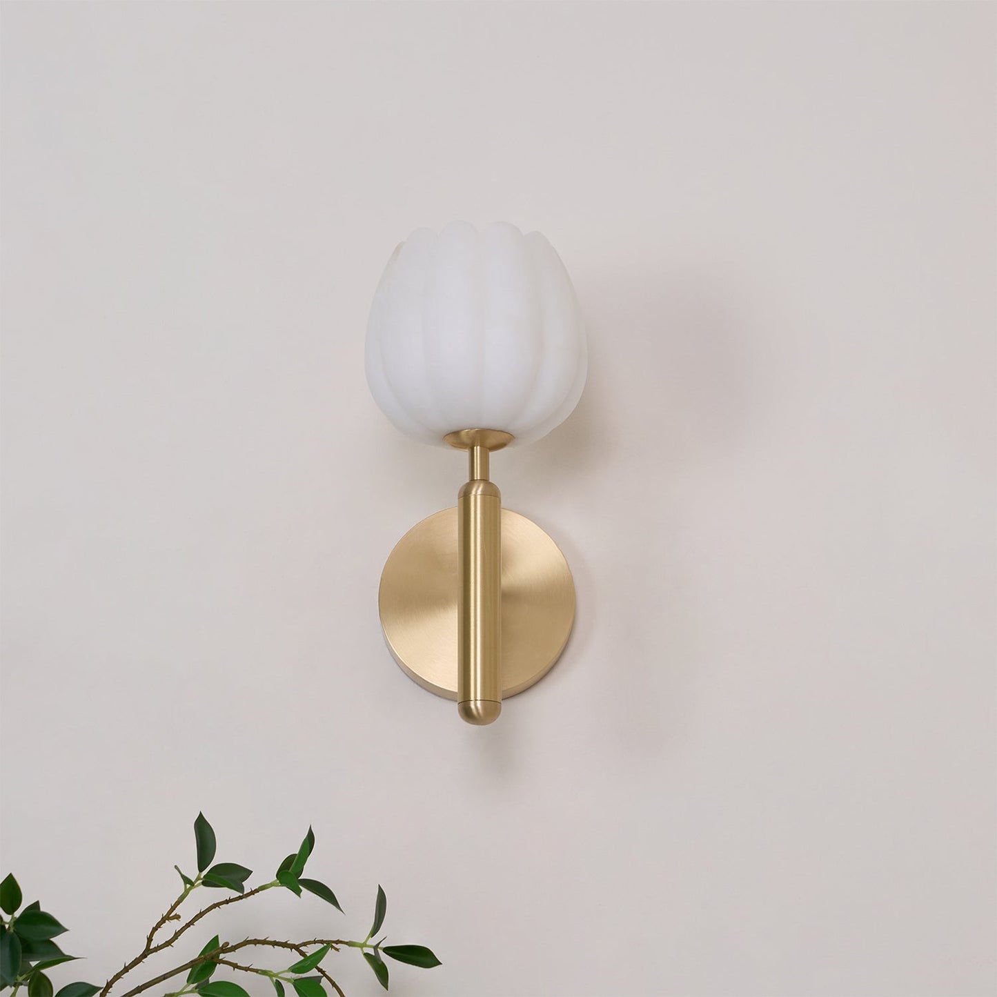 Mei – Kupfer-Marmor Wandlampe
