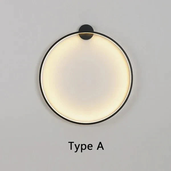 HaloLight – Minimalistische LED-Kreis-Wandleuchte mit weichem Schein