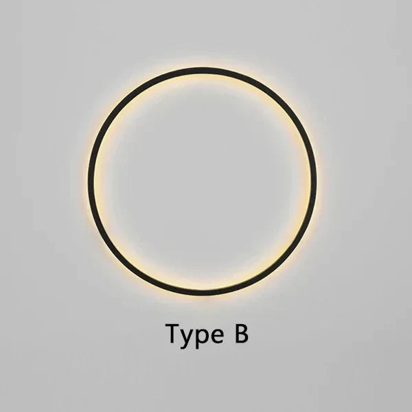HaloLight – Minimalistische LED-Kreis-Wandleuchte mit weichem Schein