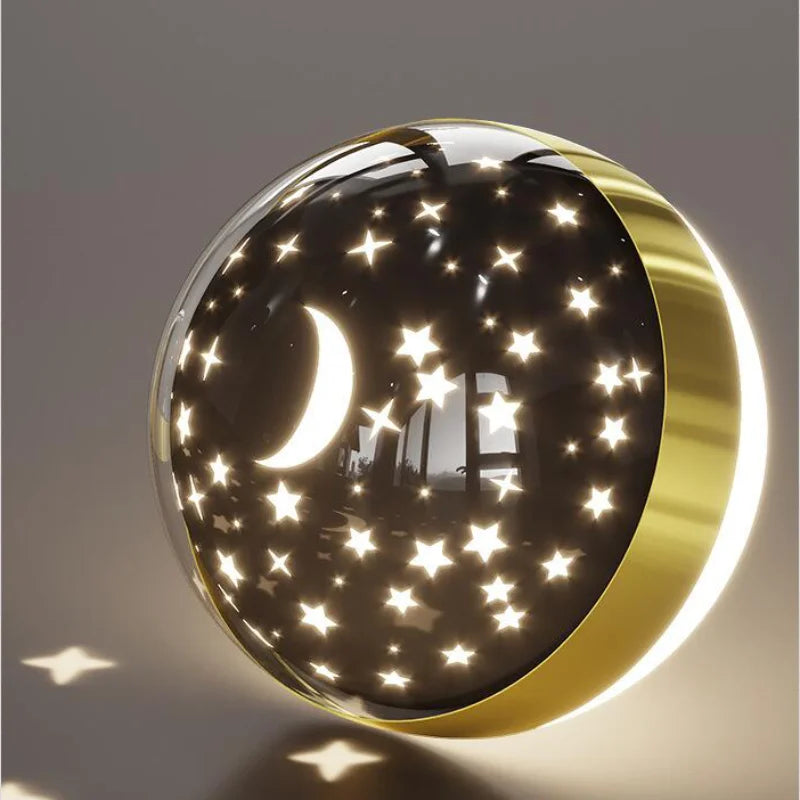 Astronaut Star Sky Kinderwandlampe
