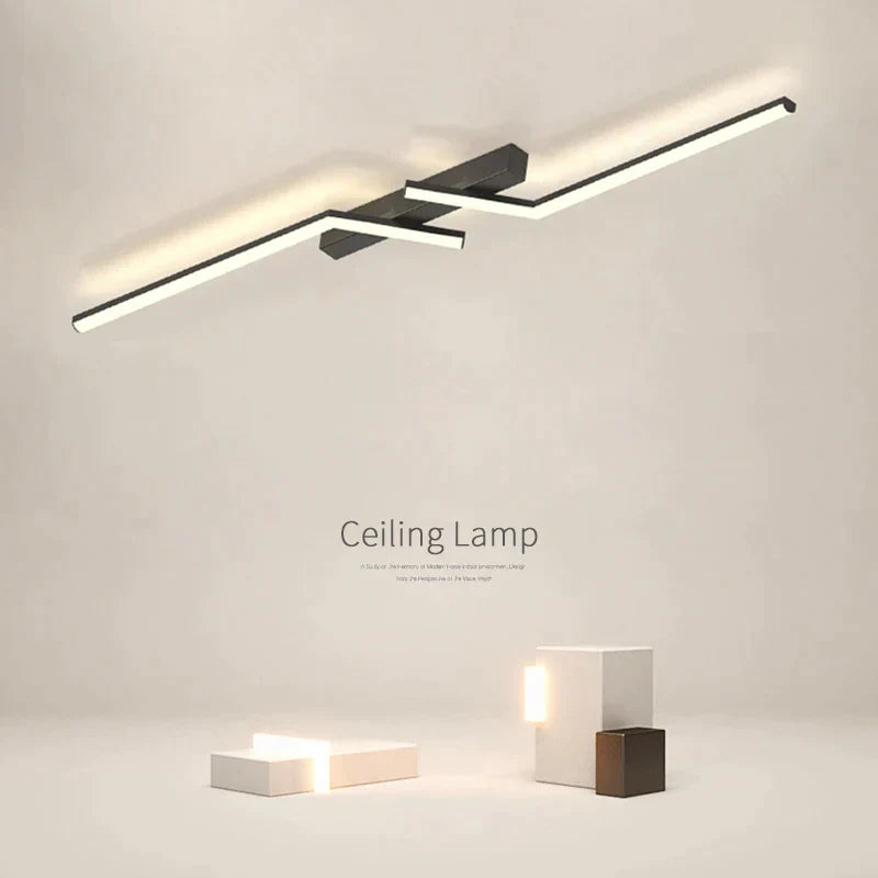 SleekLine – Moderne LED-Deckenlampe mit Linien-Design