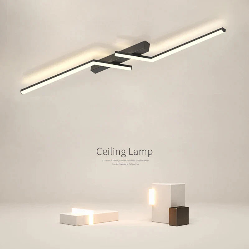 Luxuriöse minimalistische Streifen-Wandleuchte