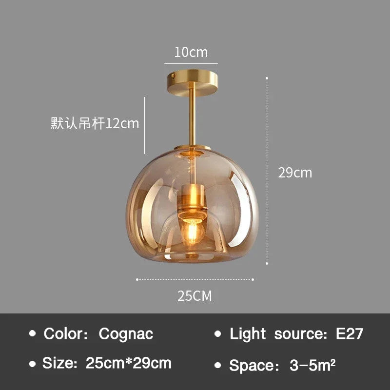 Minimalistische Luxus-Café-Deckenlampe