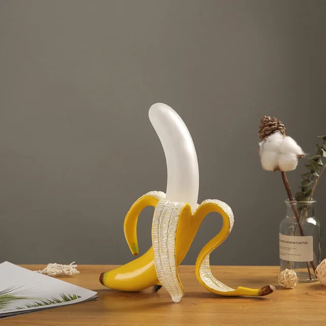 kreative geschälte Bananen-Tischlampe