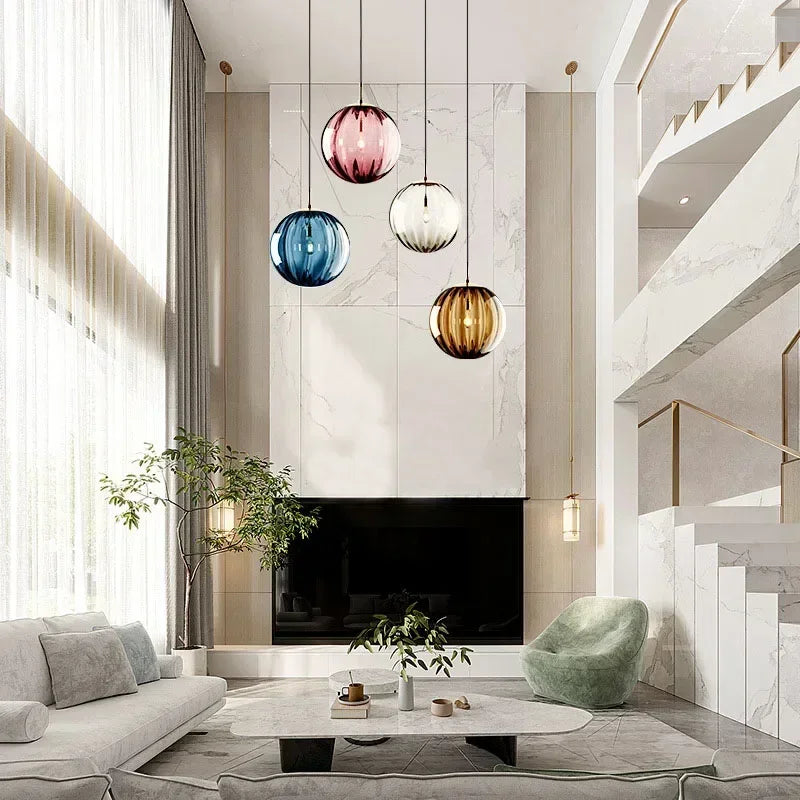 Nordischer kreativer Kunstglas-Kronleuchter