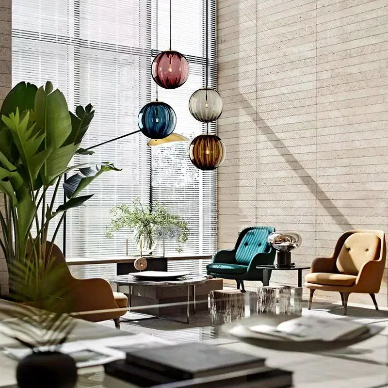 Nordischer kreativer Kunstglas-Kronleuchter