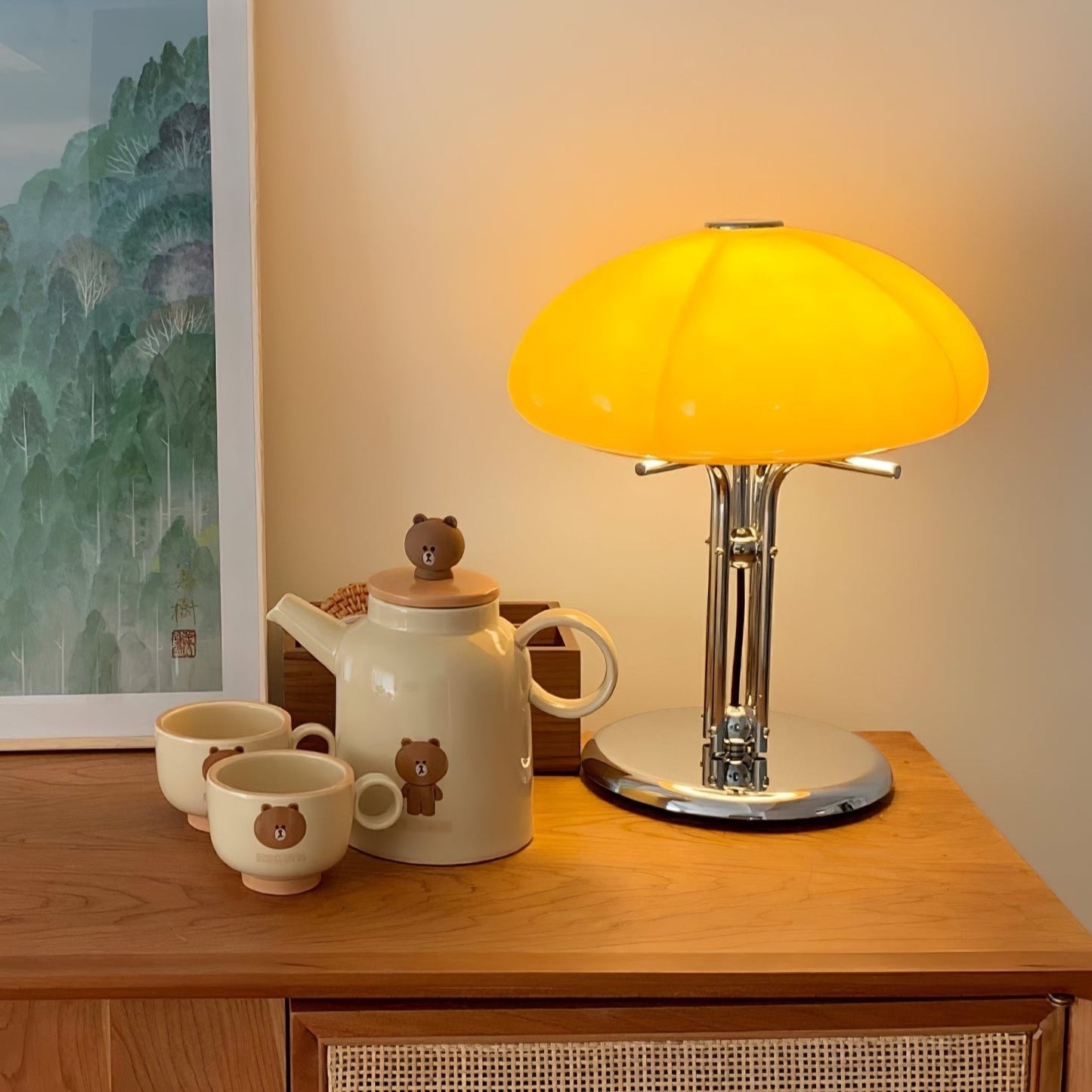 MushHaus – Pilzförmige Bauhaus-Tischlampe im stilvollen Design