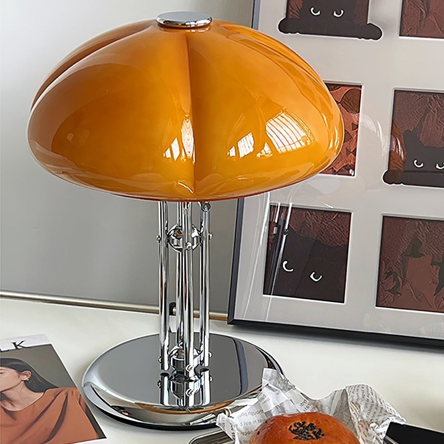 MushHaus – Pilzförmige Bauhaus-Tischlampe im stilvollen Design