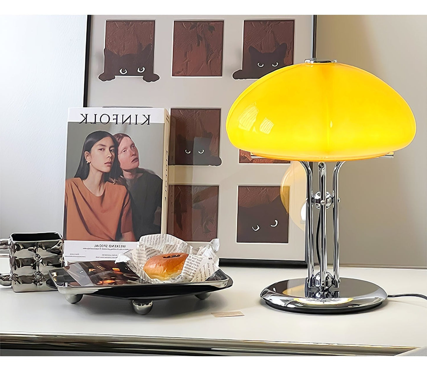 MushHaus – Pilzförmige Bauhaus-Tischlampe im stilvollen Design