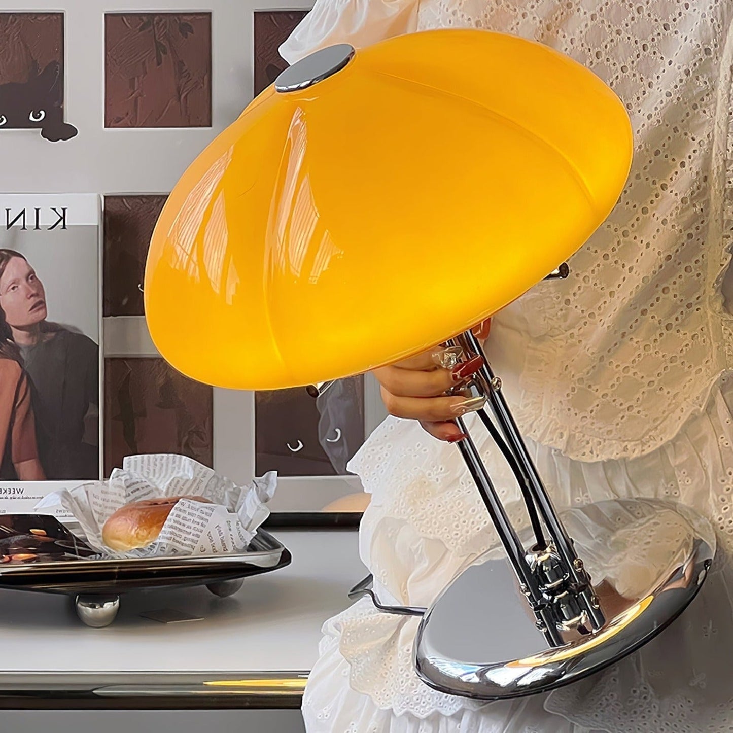 MushHaus – Pilzförmige Bauhaus-Tischlampe im stilvollen Design