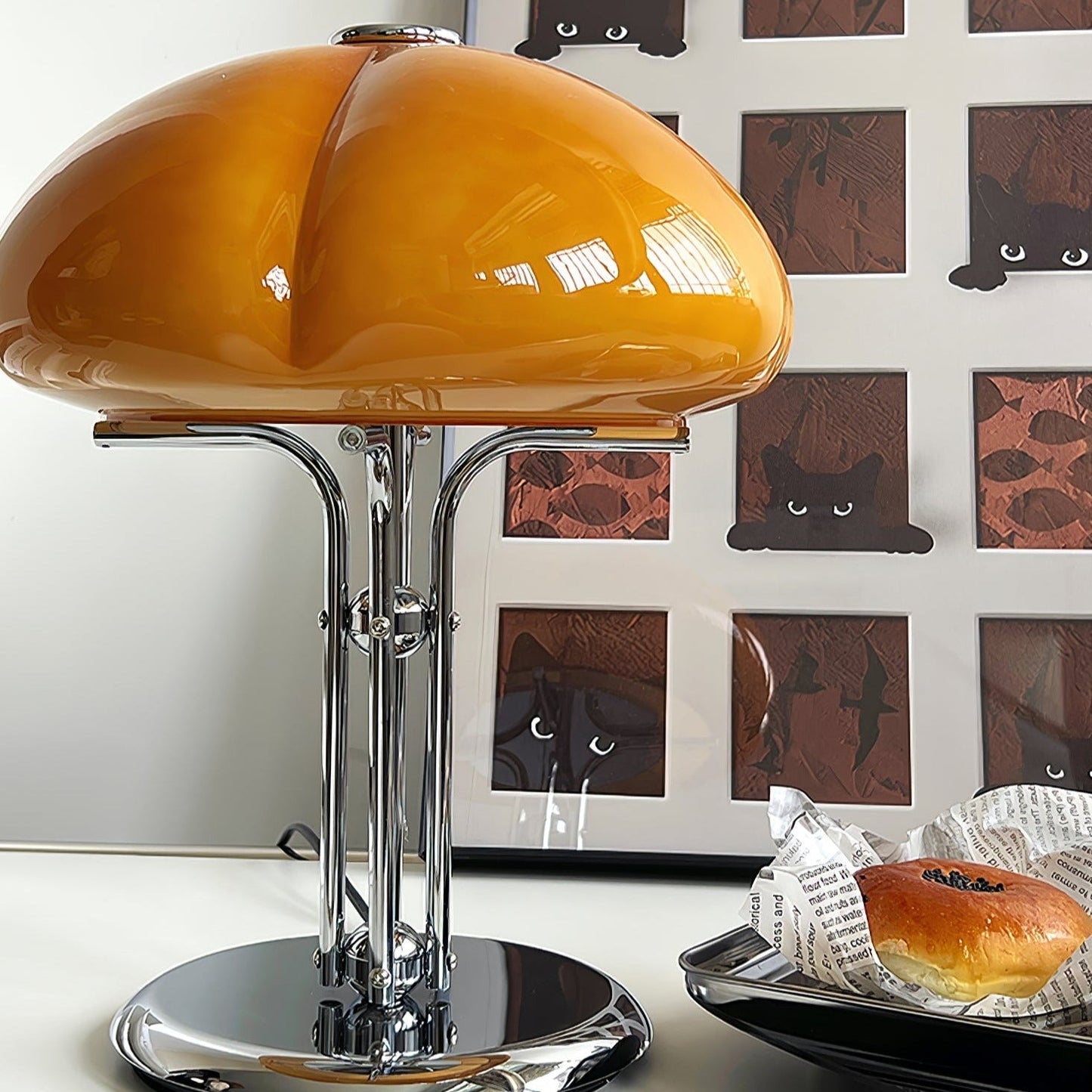 MushHaus – Pilzförmige Bauhaus-Tischlampe im stilvollen Design