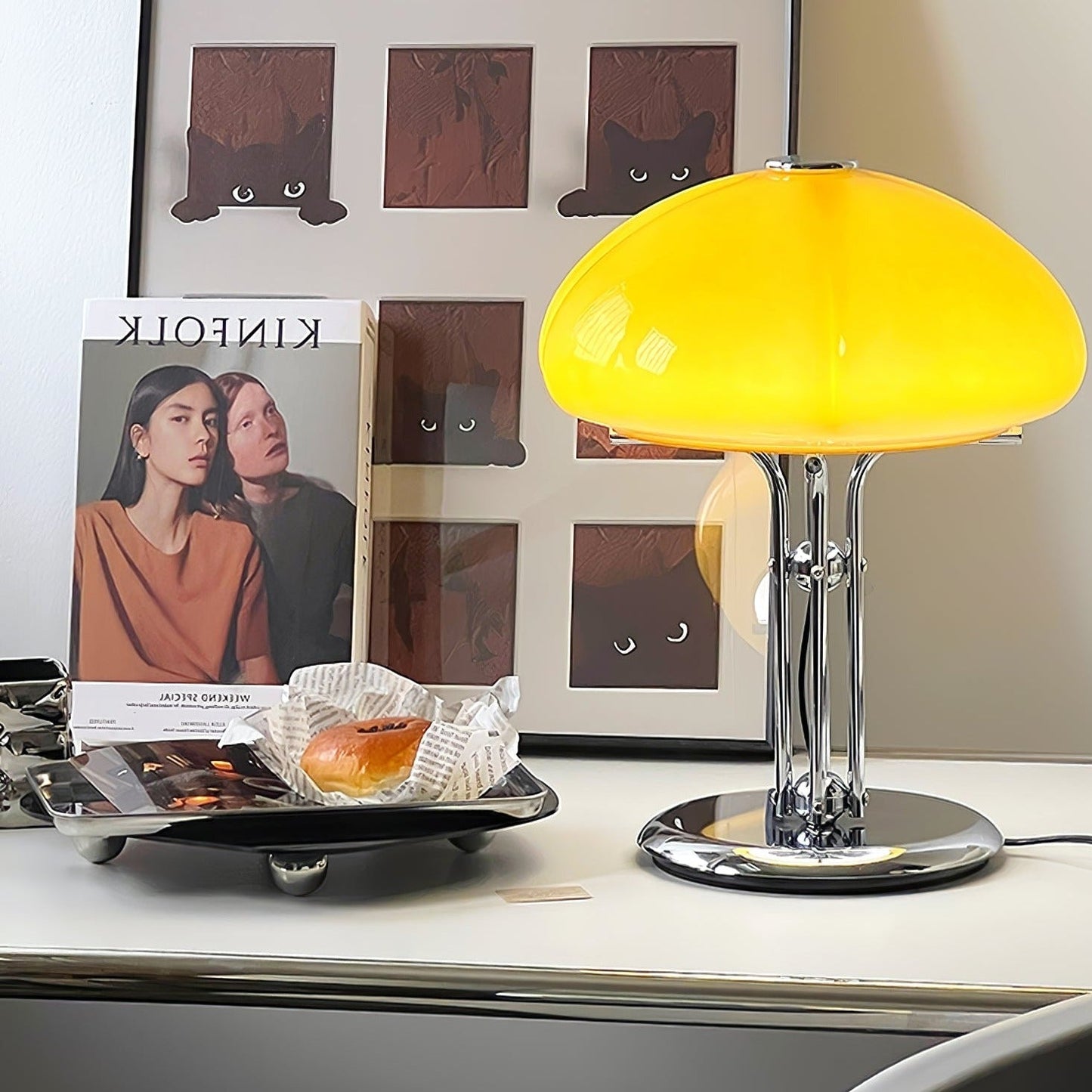 MushHaus – Pilzförmige Bauhaus-Tischlampe im stilvollen Design