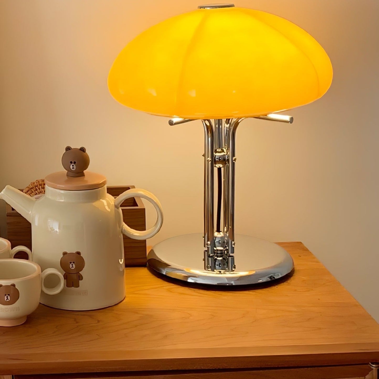 MushHaus – Pilzförmige Bauhaus-Tischlampe im stilvollen Design