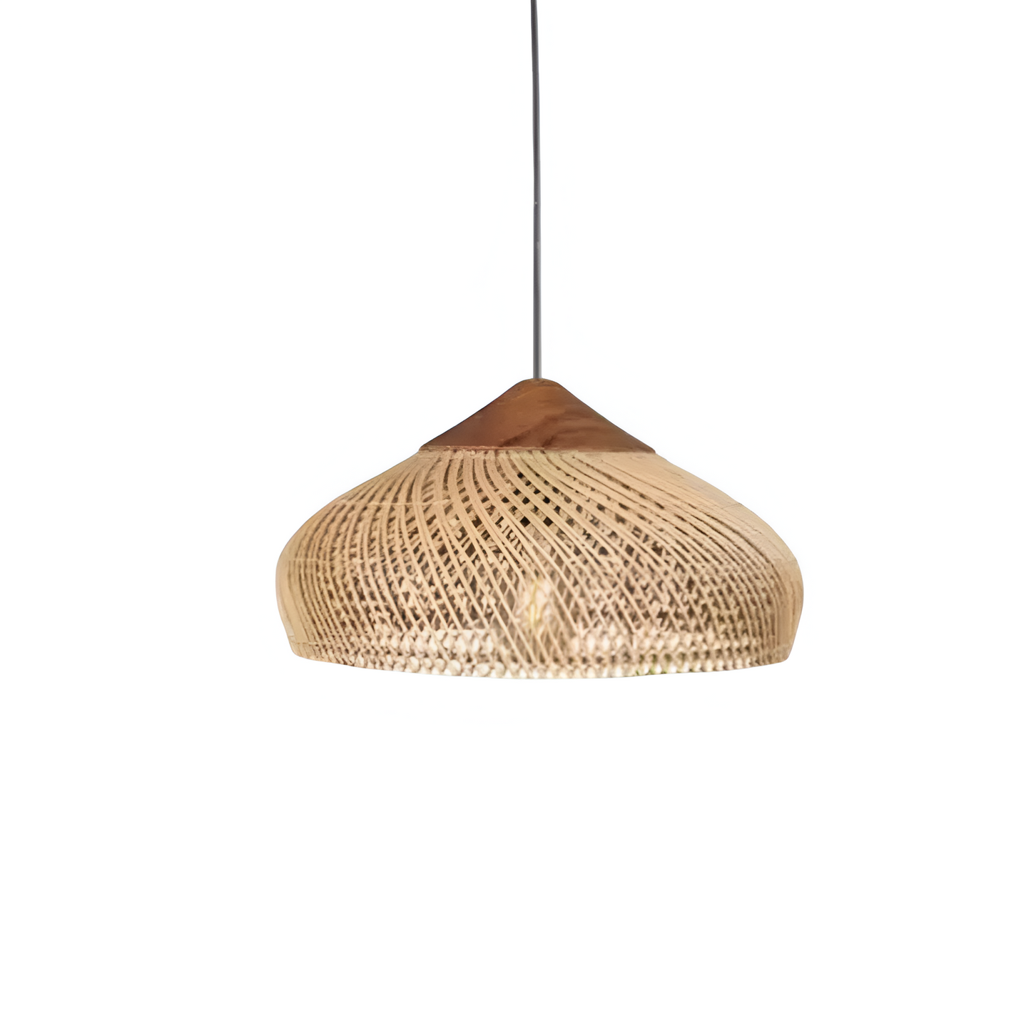 Ella – Asiatische Rattan-Deckenlampe