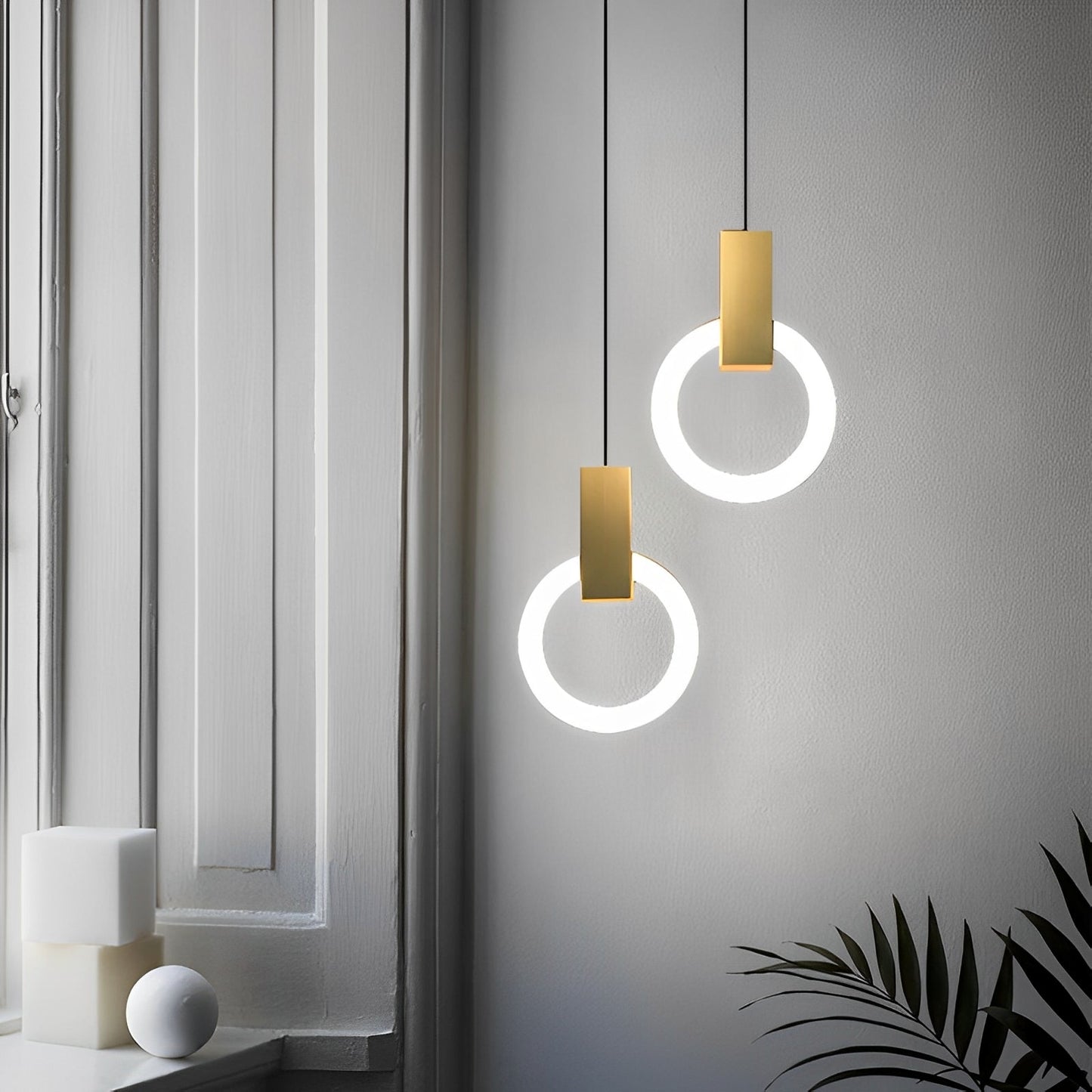 Nordra – LED-Hängelampe im skandinavischen Ringlook für moderne Wohnräume