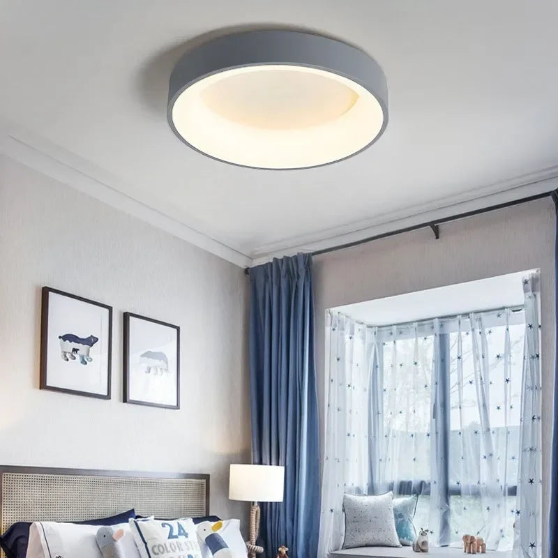 Skandinavischer Kreis – Stilvolle Minimal-Deckenlampe