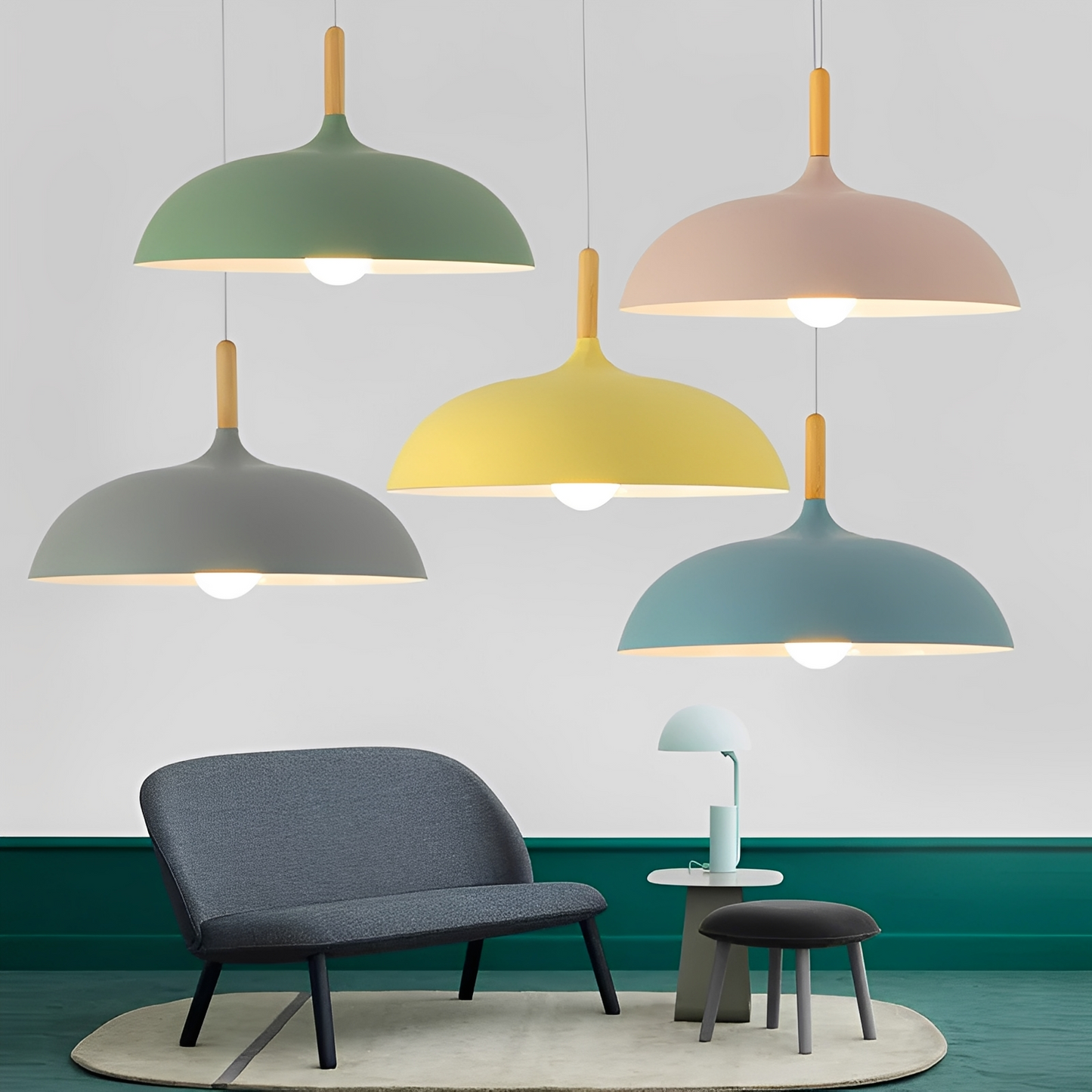 Macarona – Origineller LED-Kronleuchter