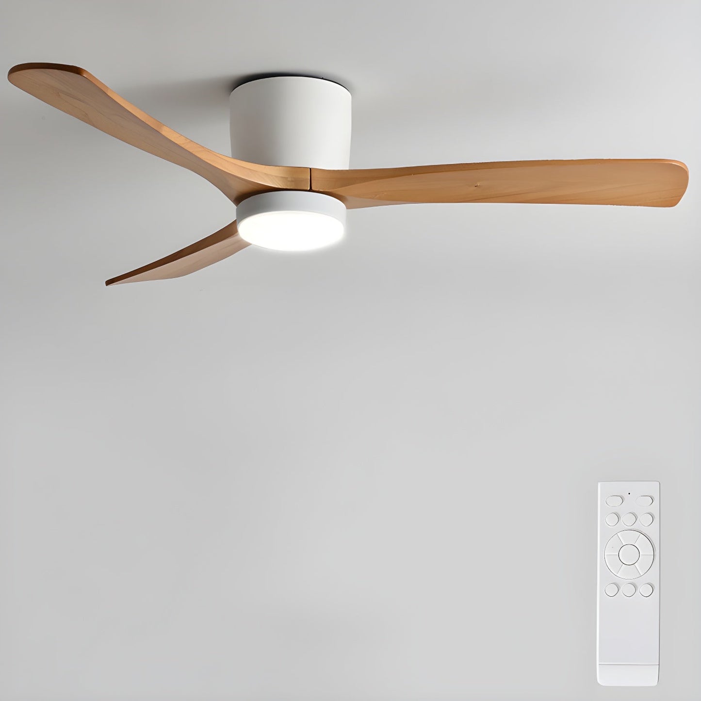 Levi – Nordische Deckenleuchte mit Ventilator