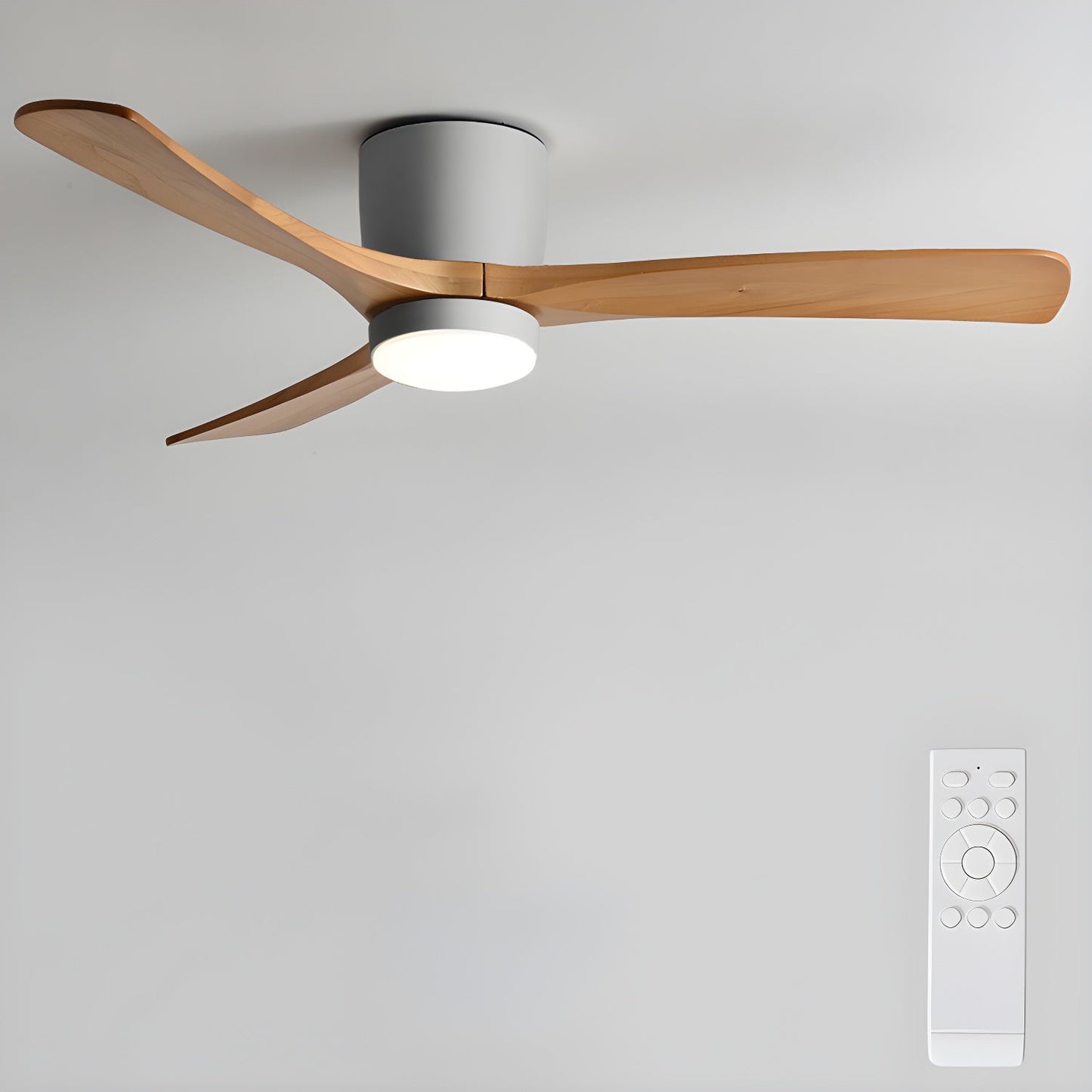 Levi – Nordische Deckenleuchte mit Ventilator