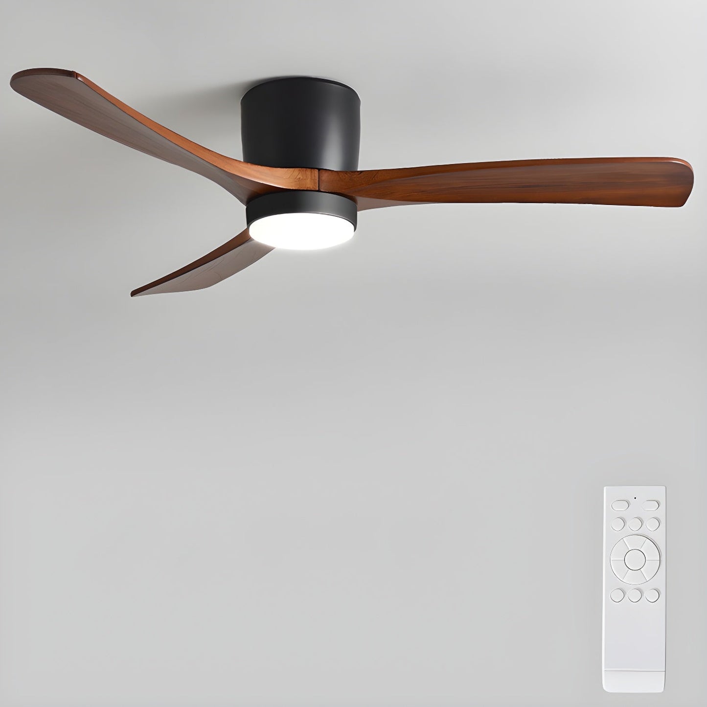Levi – Nordische Deckenleuchte mit Ventilator