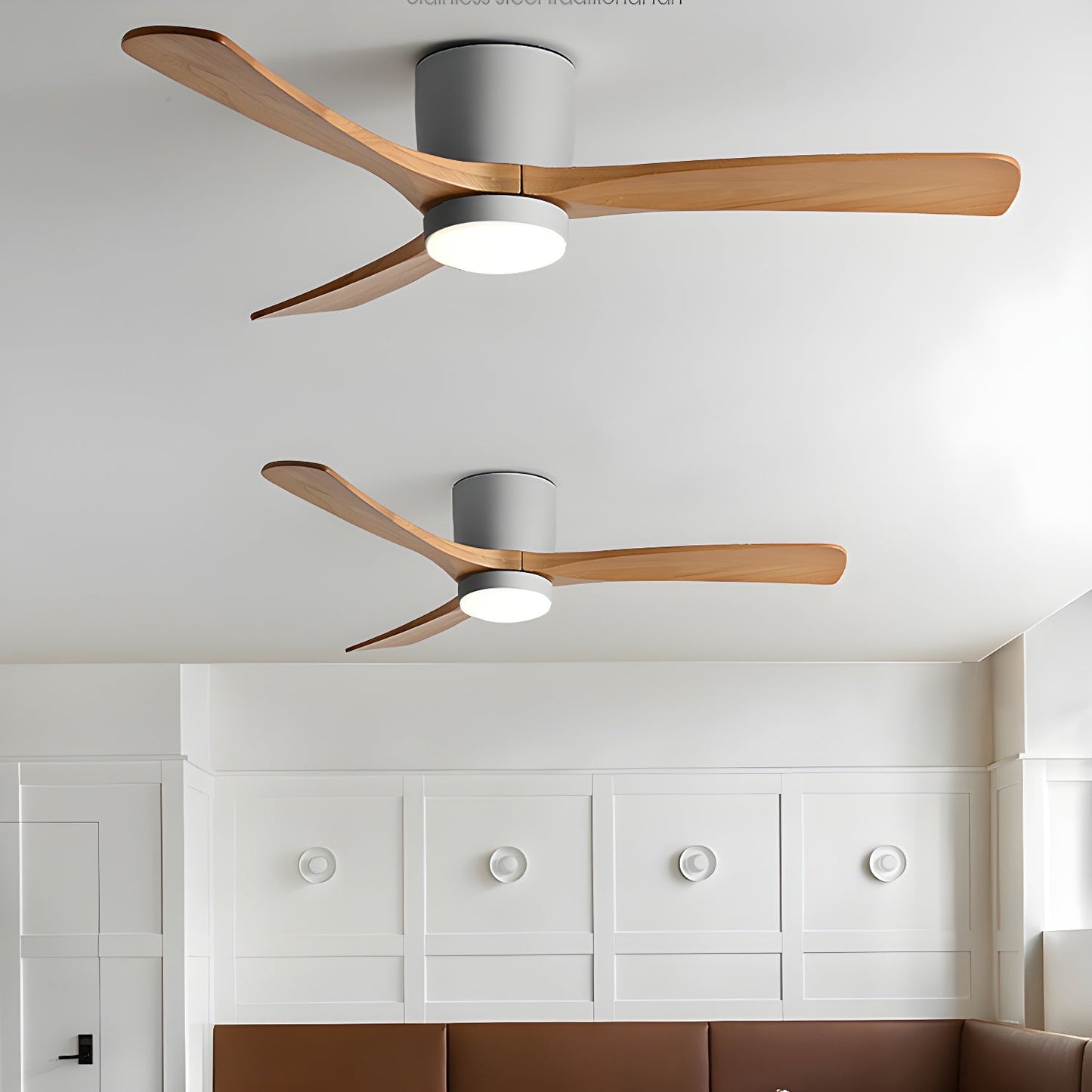 Levi – Nordische Deckenleuchte mit Ventilator