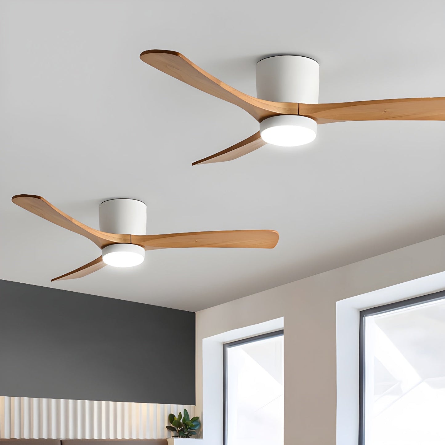 Silja – Nordische Deckenventilator-Lampe
