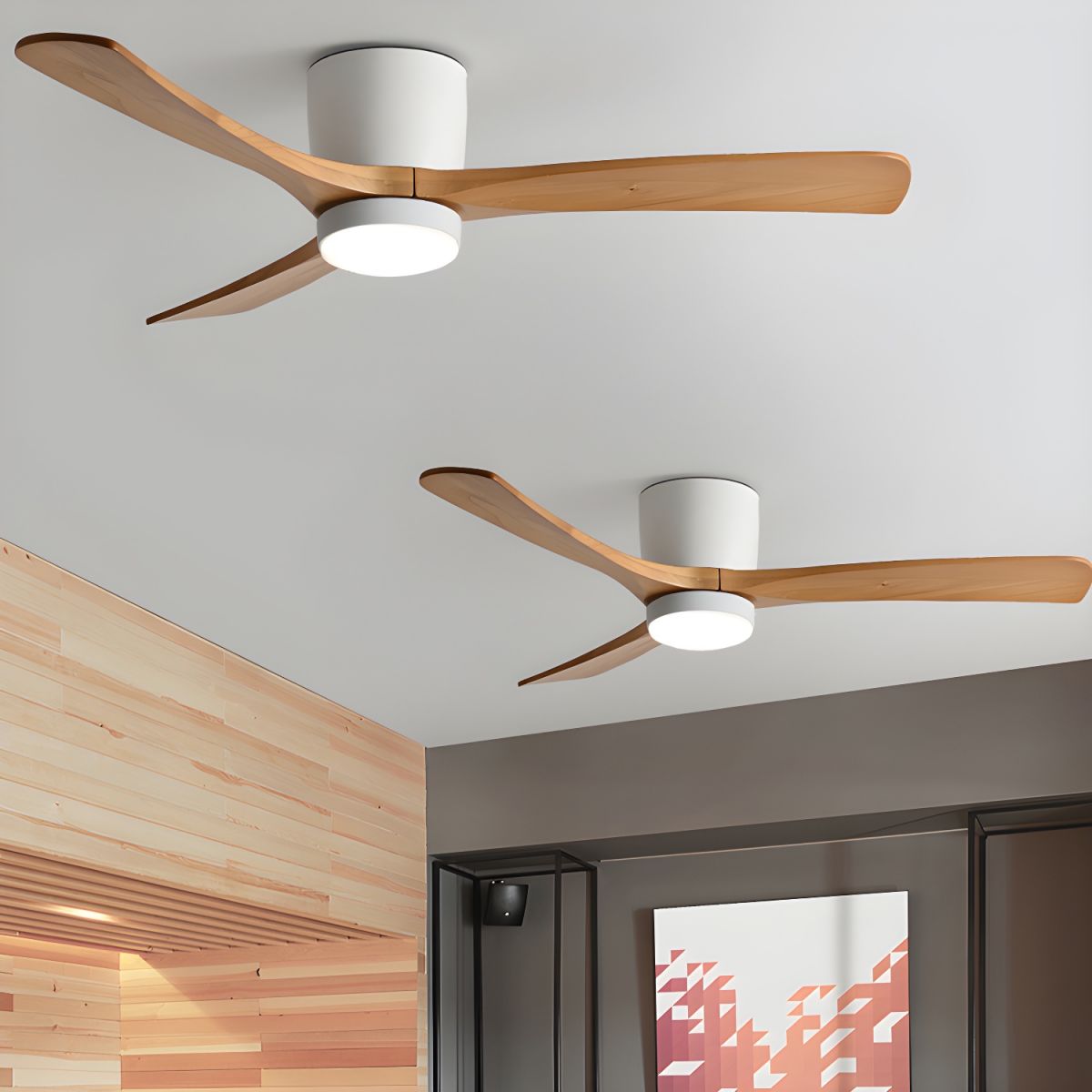 Silja – Nordische Deckenventilator-Lampe