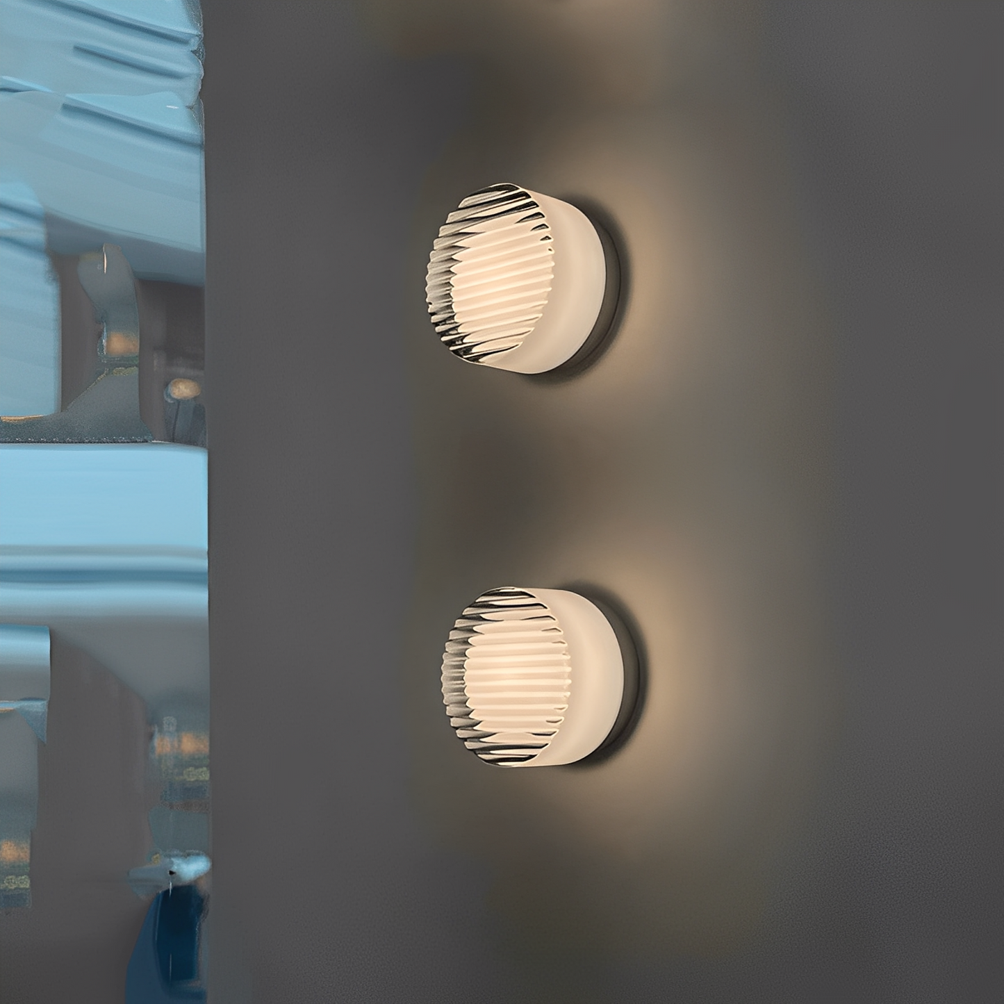 Kira – Skandinavische Wandlampe mit Wellenmuster
